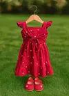 T 3484 A And B Rayon Blended Fancy Kids Girls Wear Collection Wholesalers In Delhi
